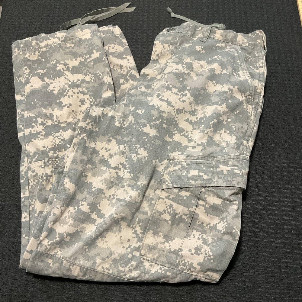 Propper Cargo Pants Mens 31x31 Gray Camo Army Combat Canvas Workwear Casual